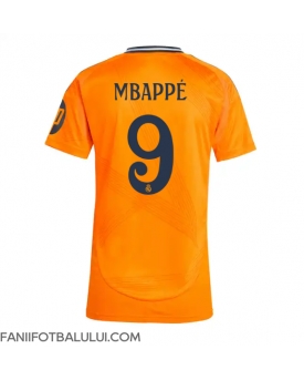 Real Madrid Kylian Mbappe #9 Tricou Fotbal Replică 2024-25 Femei Deplasare